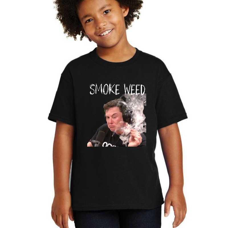 Elon Musk Smoke Weed Unisex T-shirts