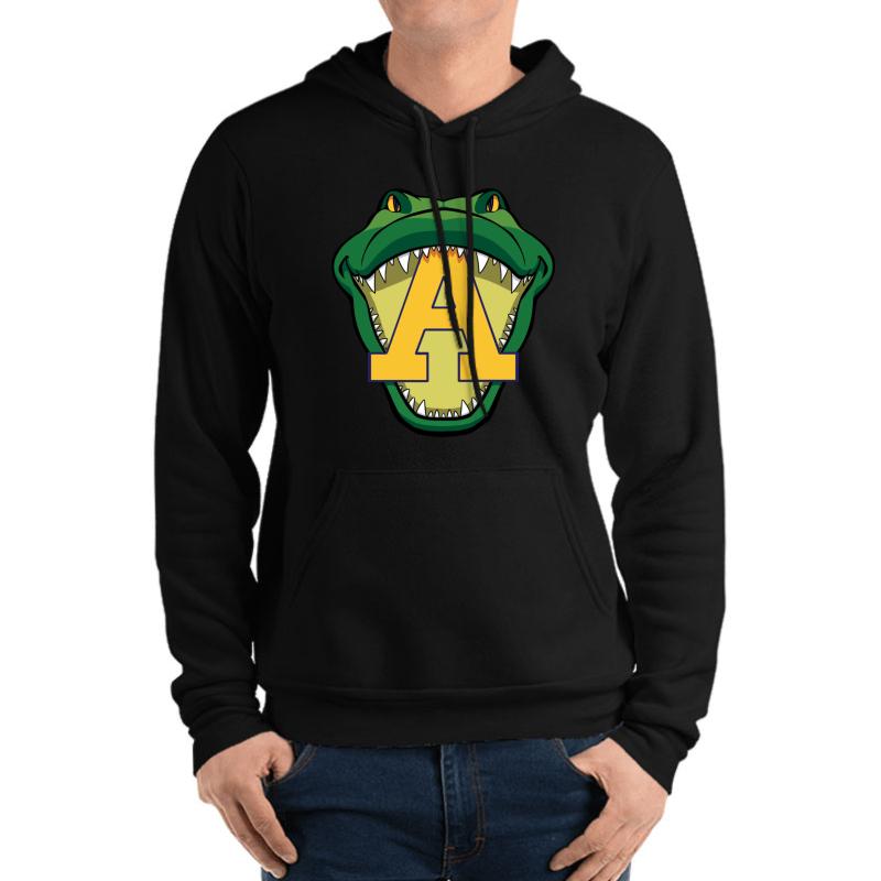 Allegheny College Unisex Hooded Sweatshirt Men Black