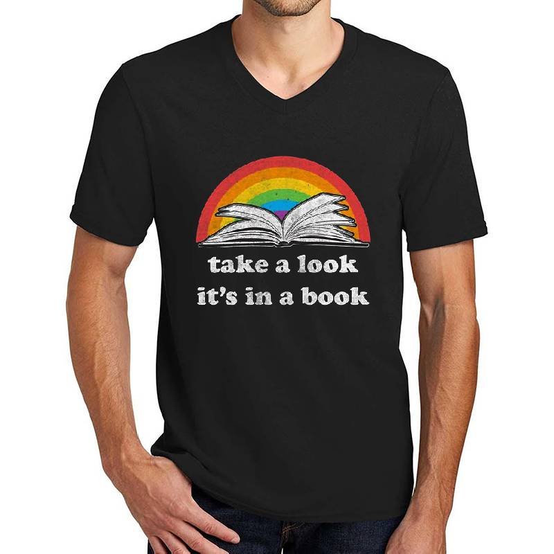 Take a look, its in a book - Retro inspired Reading Rainbow Unisex Hooded Sweatshirts