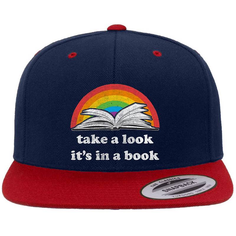 Take a look, its in a book - Retro inspired Reading Rainbow Unisex Hooded Sweatshirts