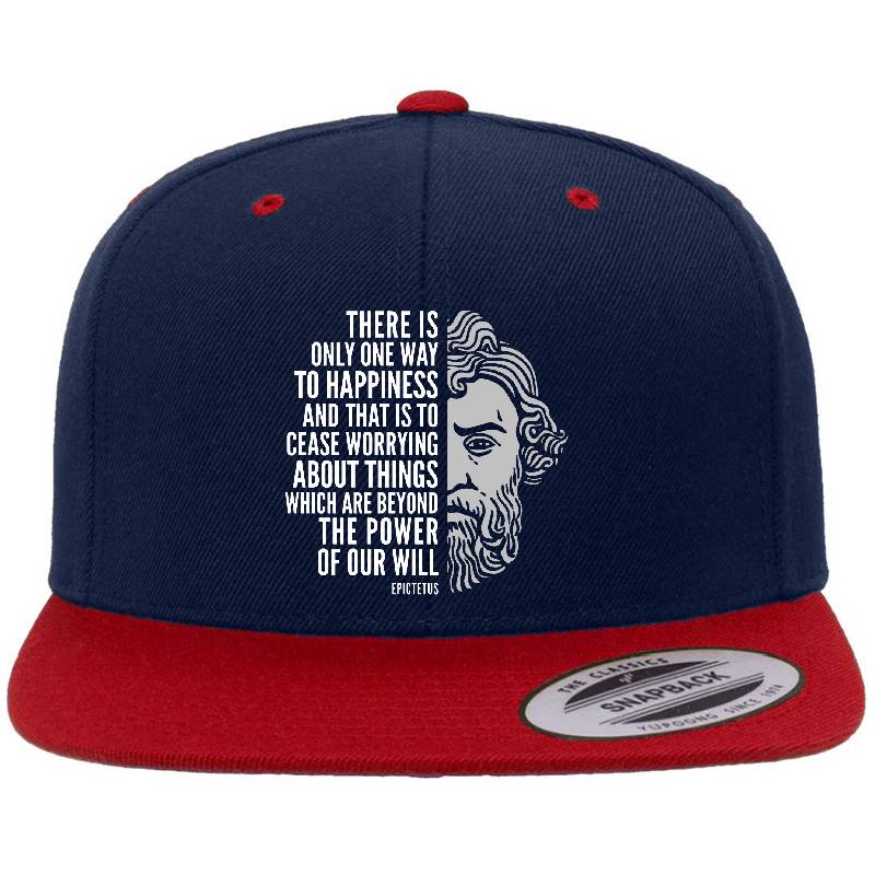 Epictetus Quote: One Way To Happiness  Unisex Polo Jersey Sport Shirts