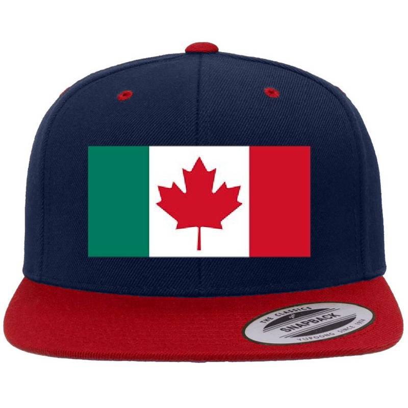Canada  Italy Flag Mashup  Youth Hooded Sweatshirts