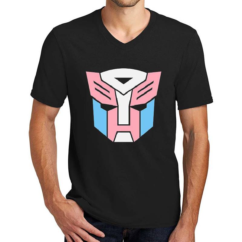 Transformers - Transgender Pride Flag Flexfit Baseball Caps