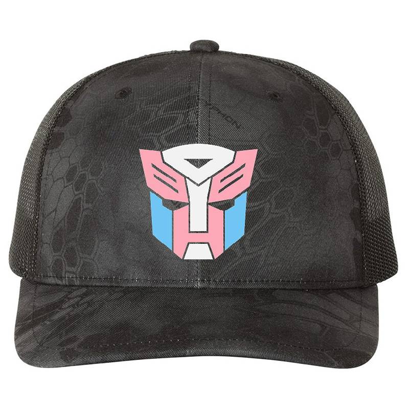 Transformers - Transgender Pride Flag Flexfit Baseball Caps
