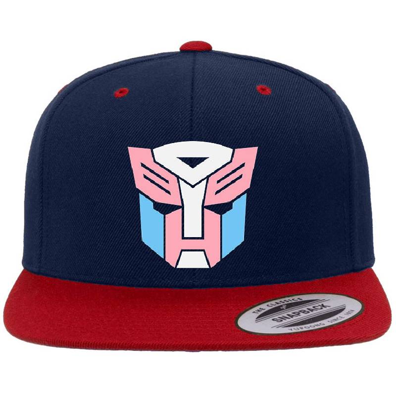 Transformers - Transgender Pride Flag Flexfit Baseball Caps