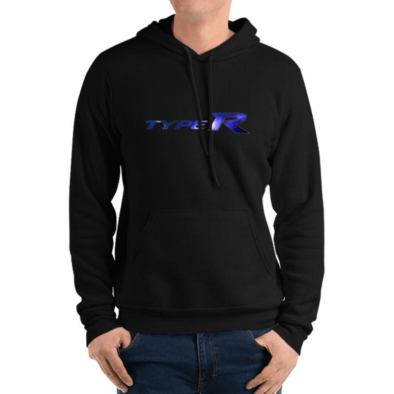 Type R Galaxy - Blue Unisex Hooded Sweatshirt Men Black