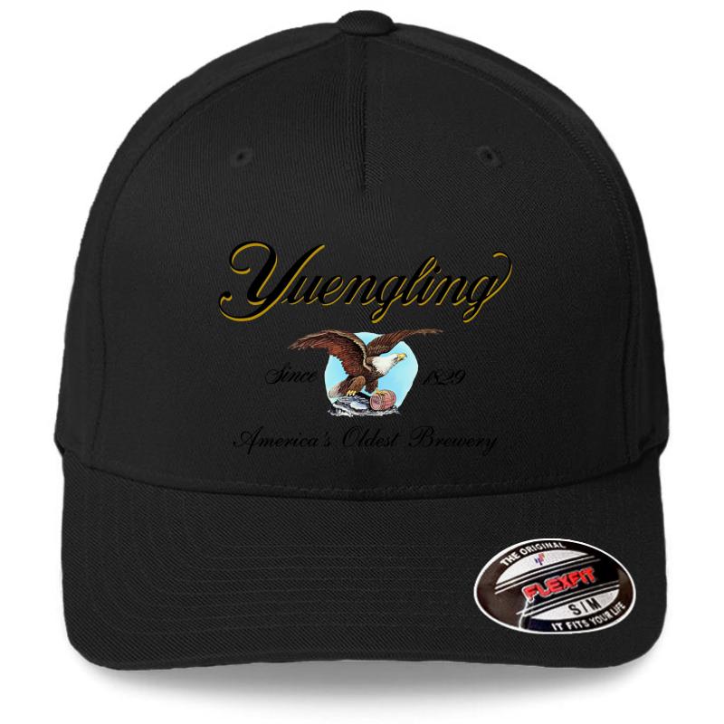 Yuengling Brewing Flexfit Baseball Cap  Black