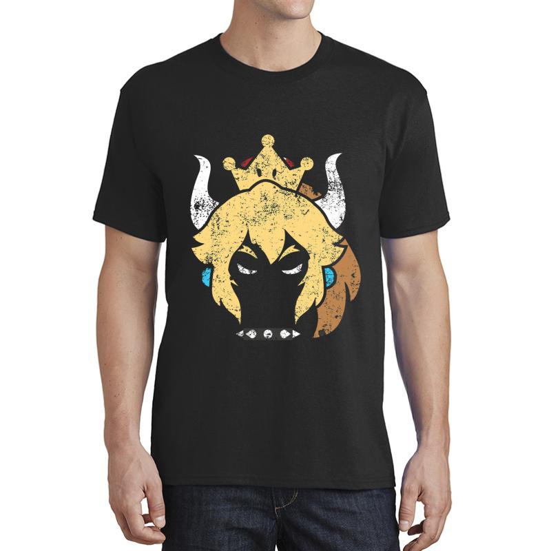 Vintage Bowsette Meme Tshirt Unisex T-Shirt Men Black