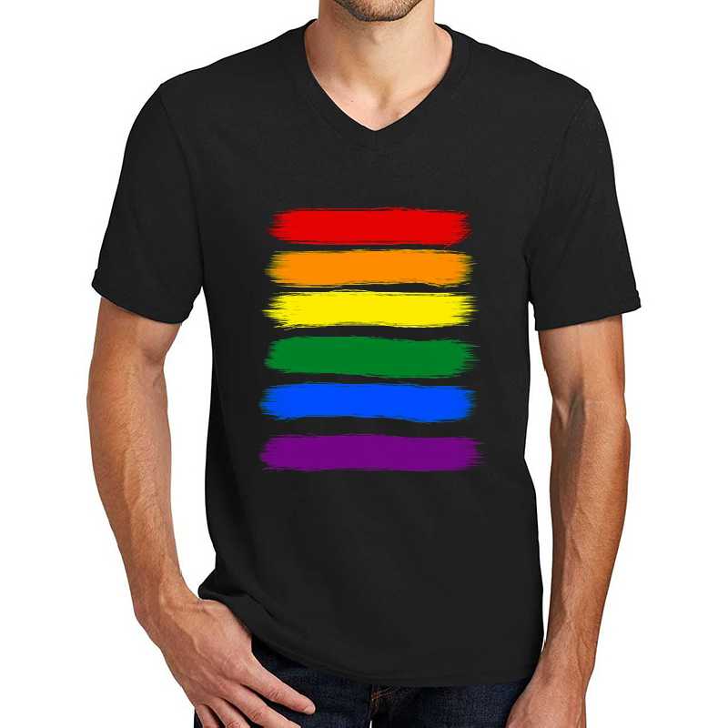 LGBT Flag Colors Unisex T-shirts
