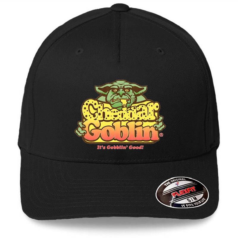 Cheddar Goblin Premium Flat Bill Snapback Caps