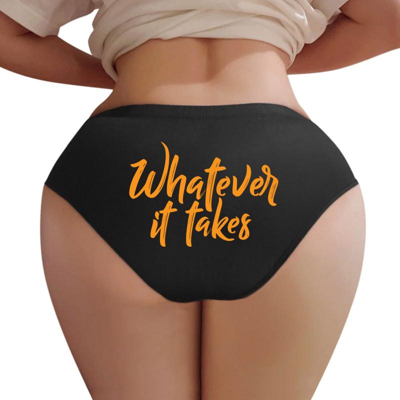 Whatever It Takes Women Underwear Panties Women Black