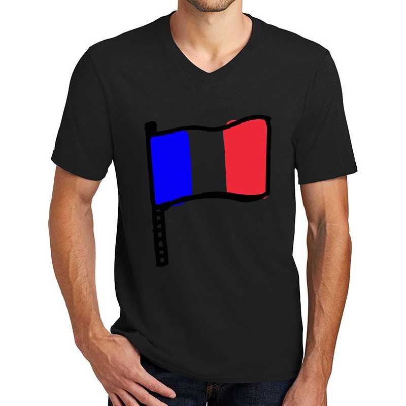 France flag Premium Flat Bill Snapback Caps