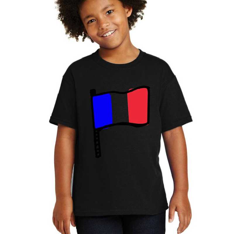 France flag Premium Flat Bill Snapback Caps