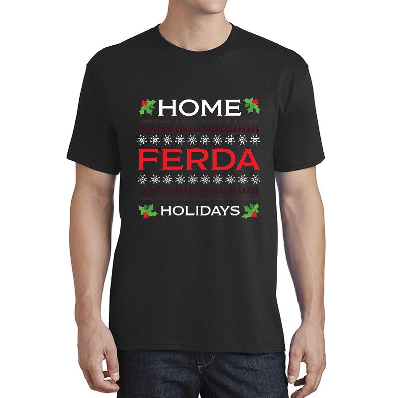 Home FERDA Holidays Unisex V-Neck T-Shirts