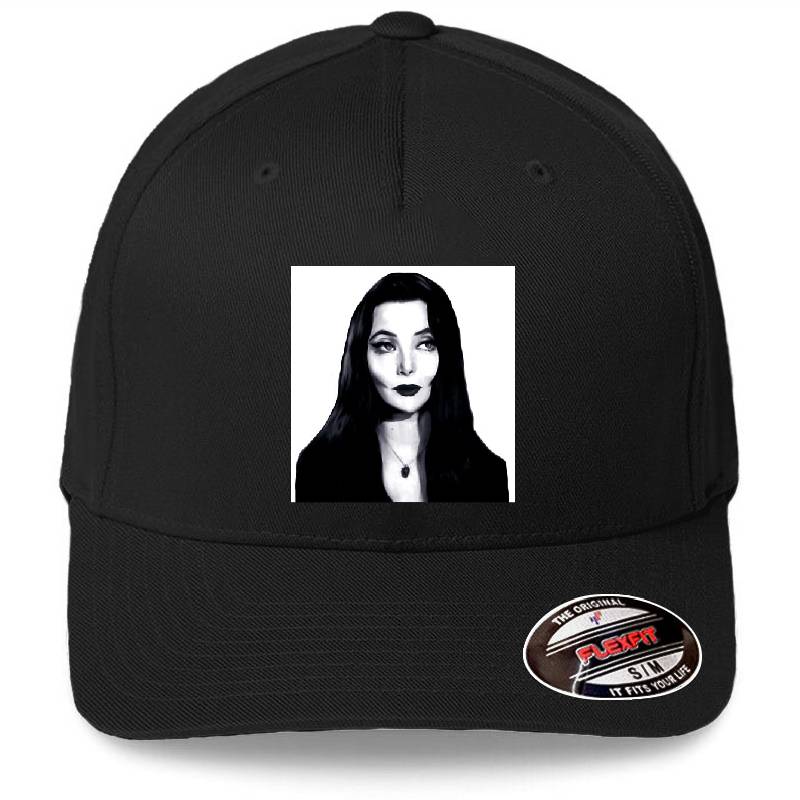 Morticia Addams Dark Portrait  Unisex V-Neck T-Shirts