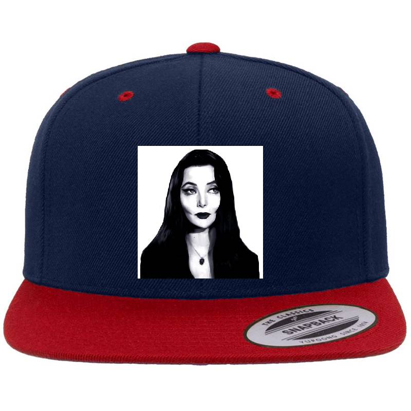 Morticia Addams Dark Portrait  Unisex V-Neck T-Shirts