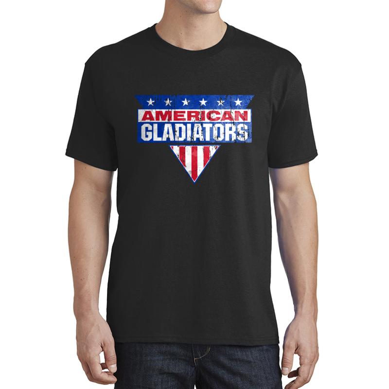 American Gladiators Unisex T-Shirt Men Black