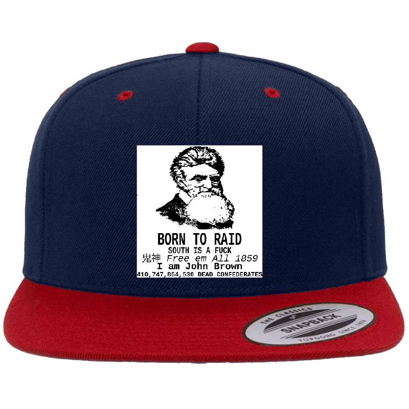 I AM JOHN BROWN - BORN TO RAID (Cream Background) Youth Hooded Sweatshirts