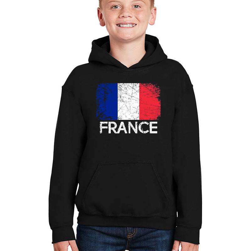 French Flag Design | Vintage Made In France Gift Premium Flat Bill Snapback Caps