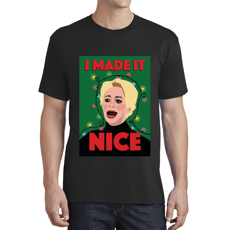 Dorinda Medley I Made It Nice Rhony Real Housewives Of New York Christmas Unisex V-Neck T-Shirts