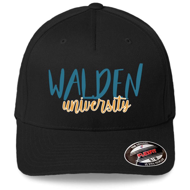 Walden University Flexfit Baseball Cap  Black