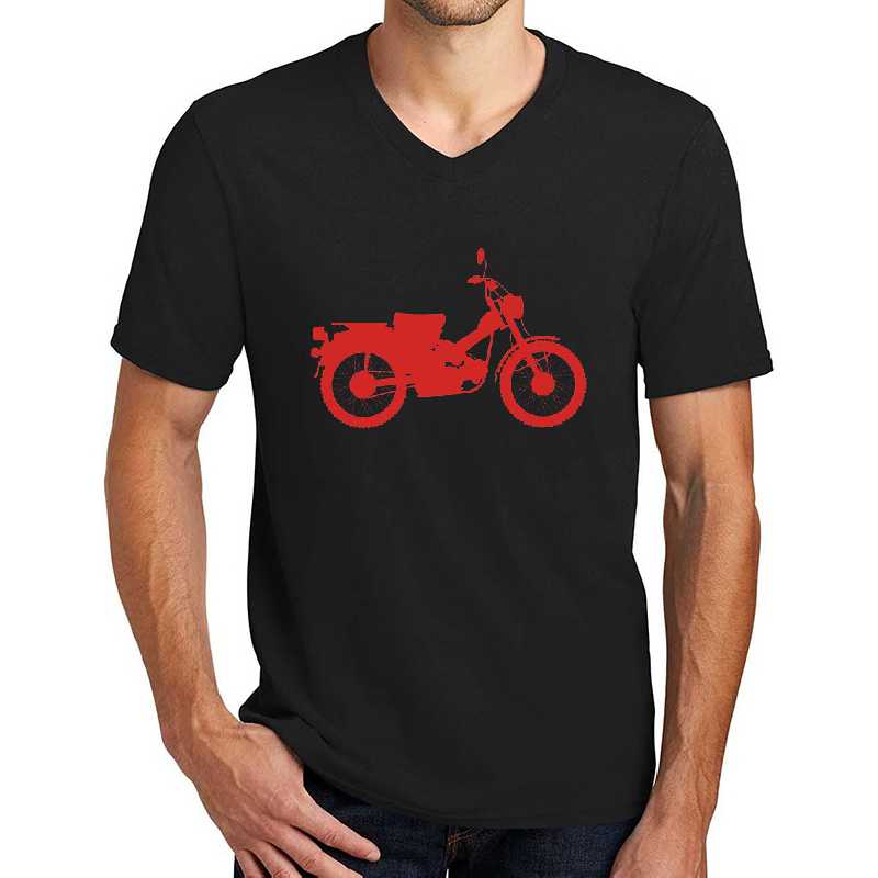 Honda CT110 Postie Bike - Red Silhouette  Unisex T-shirts