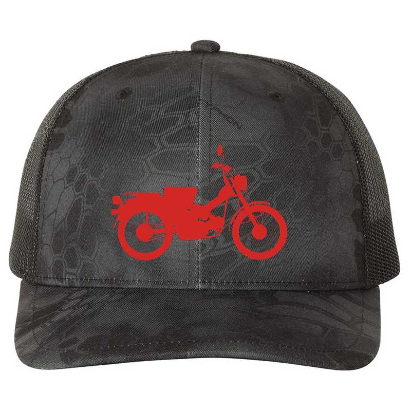 Honda CT110 Postie Bike - Red Silhouette  Unisex T-shirts