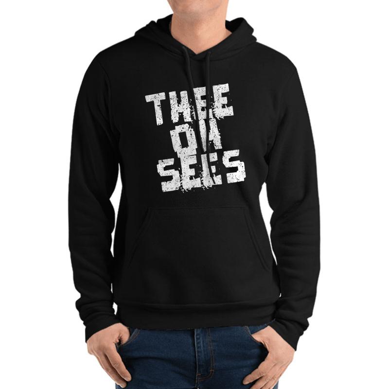 Thee Oh Sees Shirt Merch Unisex Hooded Sweatshirt Men Black