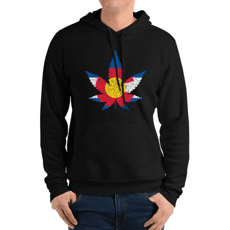 Colorado Flag Weed Leaf Youth T-Shirts