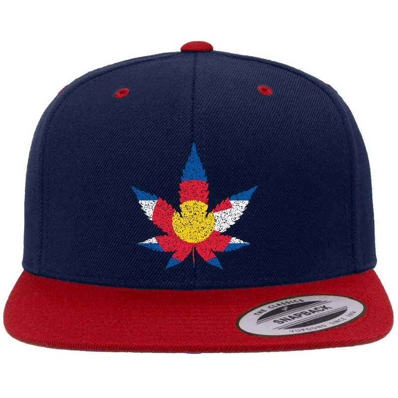 Colorado Flag Weed Leaf Youth T-Shirts