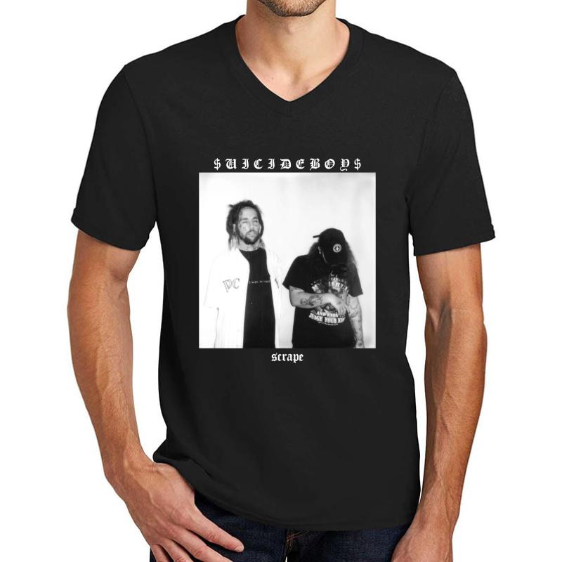 $Uicideboy$ Suicideboys Scrape Unisex V-Neck T-Shirt Men Black