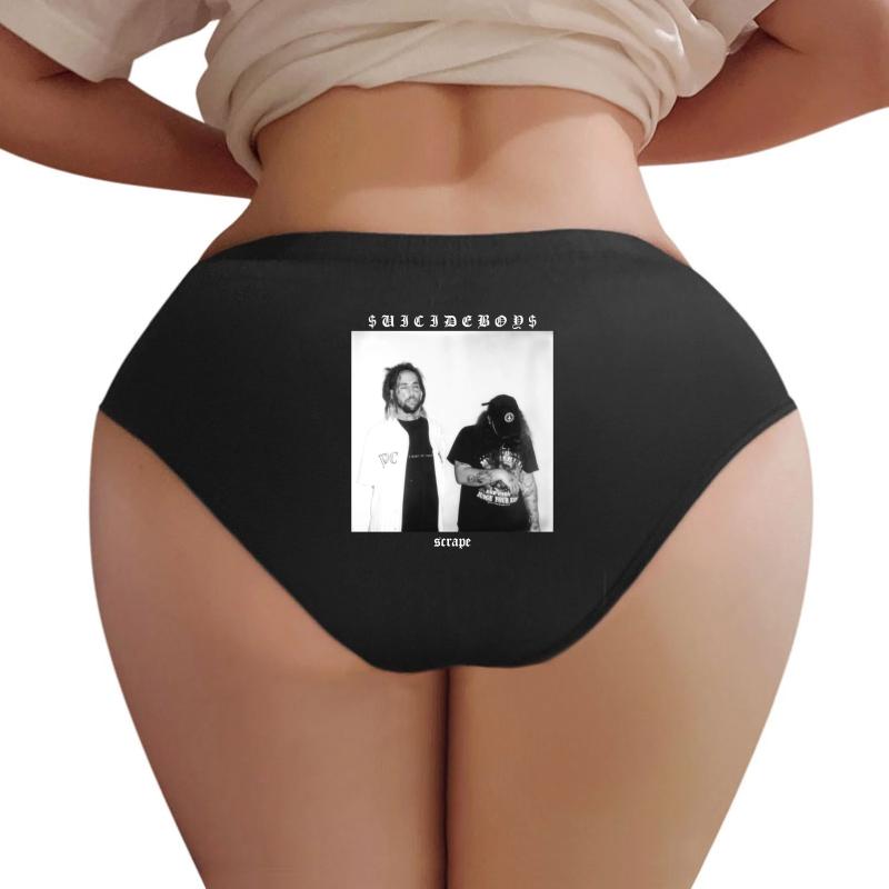 $Uicideboy$ Suicideboys Scrape Women Underwear Panties Women Black