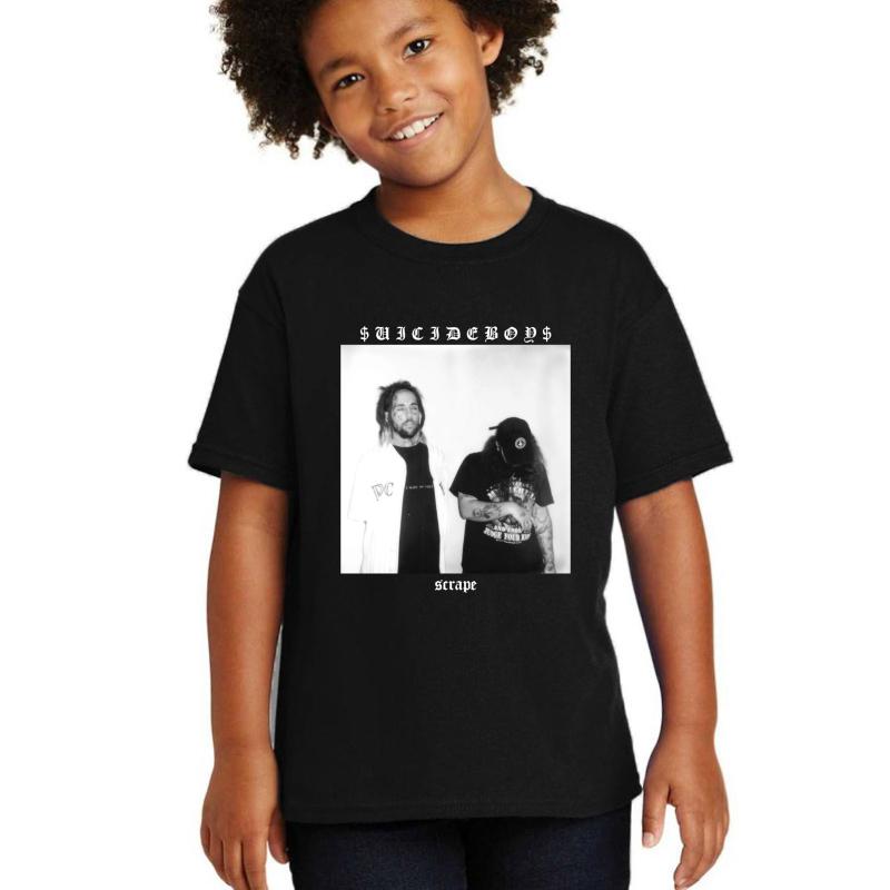 $Uicideboy$ Suicideboys Scrape Youth T-Shirt Boy Black