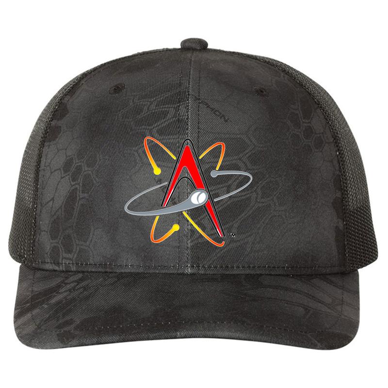 Albuquerque Isotopes Richardson Premium Trucker Snapback Cap  Kryptek Typhon Black