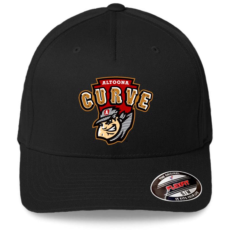 Altoona Curve Flexfit Baseball Cap  Black