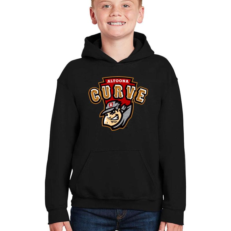 Altoona Curve Youth Hooded Sweatshirt Boy Black