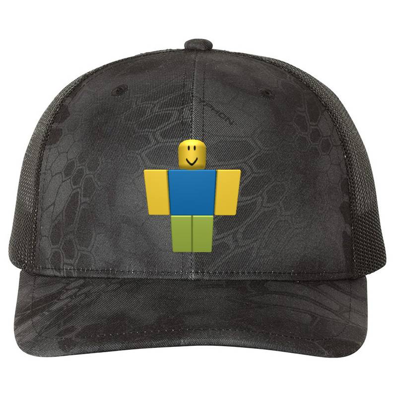 Roblox Noob Flexfit Baseball Caps