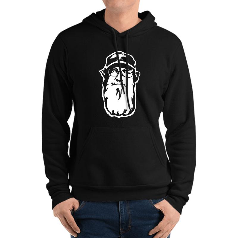 Uncle Si Robertson Duck Unisex Hooded Sweatshirt Men Black