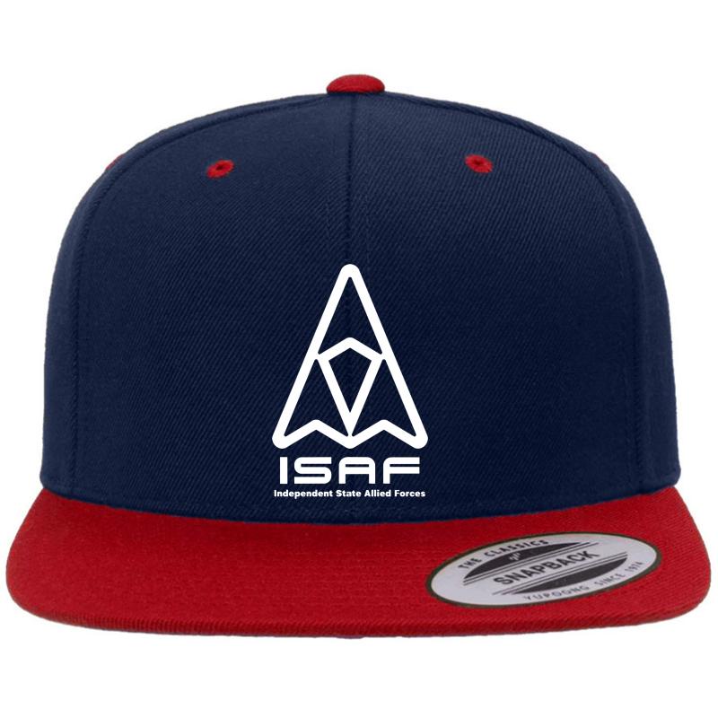 Ace Combat Isaf Premium Flat Bill Snapback Cap  Navy