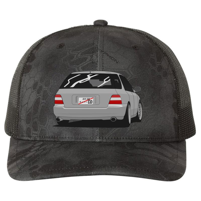 Accord Wagon Richardson Premium Trucker Snapback Cap  Kryptek Typhon Black