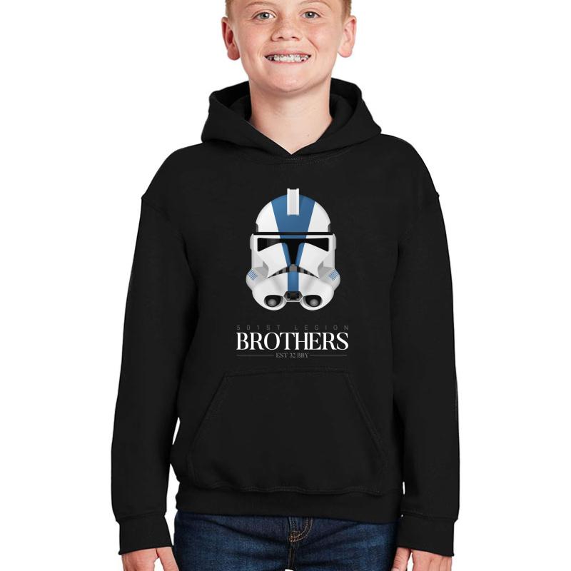 501St Legion Clone Trooper - Brothers Youth Hooded Sweatshirt Boy Black