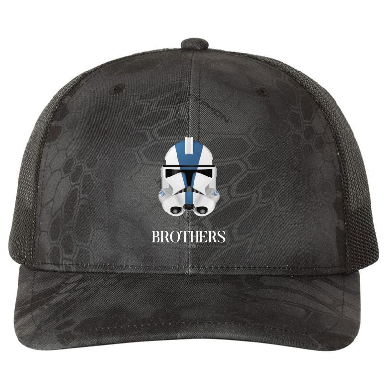 501St Legion Clone Trooper - Brothers Richardson Premium Trucker Snapback Cap  Kryptek Typhon Black