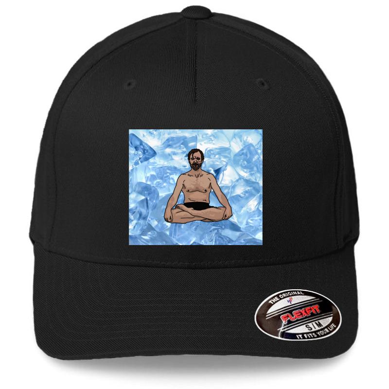 Wim Hof The Iceman  Flexfit Baseball Cap  Black