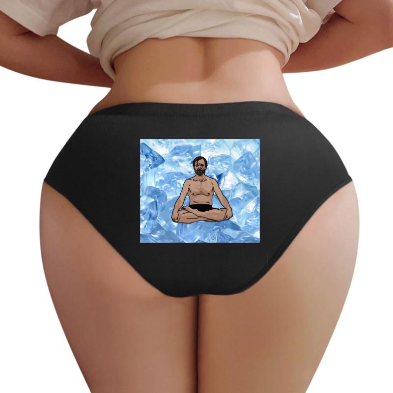 Wim Hof The Iceman  Women Underwear Panties Women Black