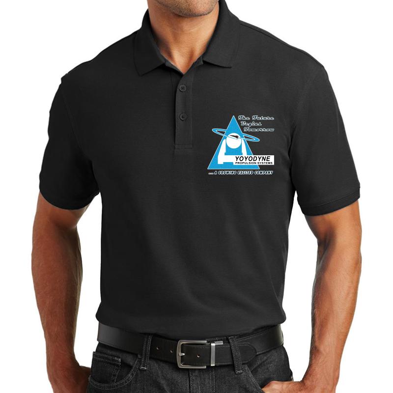 Yoyodyne Propulsion Systems - With Slogans! Unisex Polo Jersey Sport Shirt Men Black