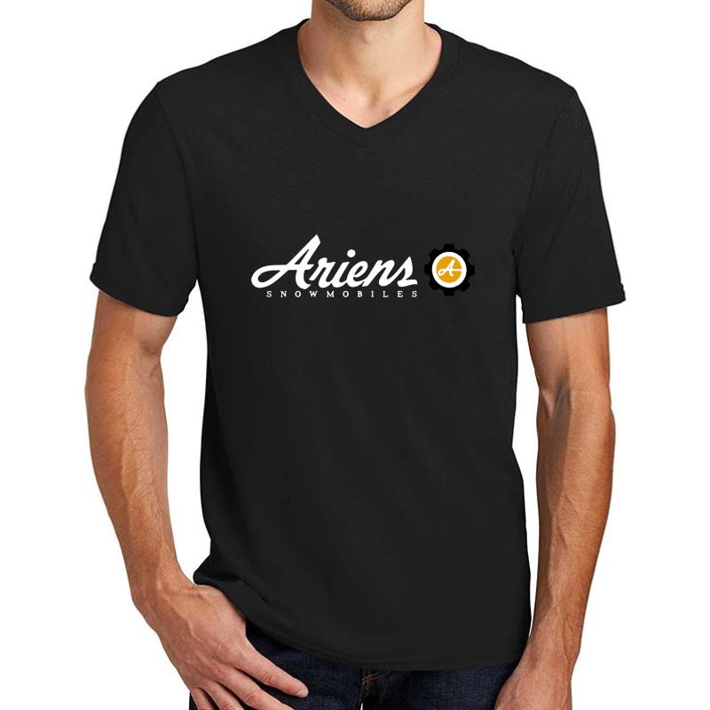 Ariens Snowmobiles Unisex V-Neck T-Shirt Men Black