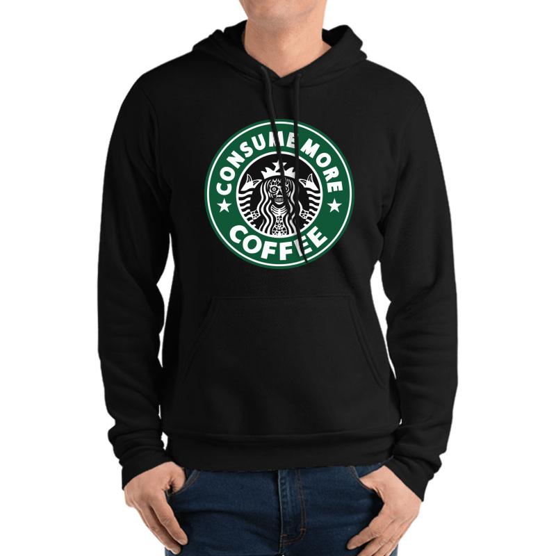 They Live Coffee Unisex Hooded Sweatshirt Men Black