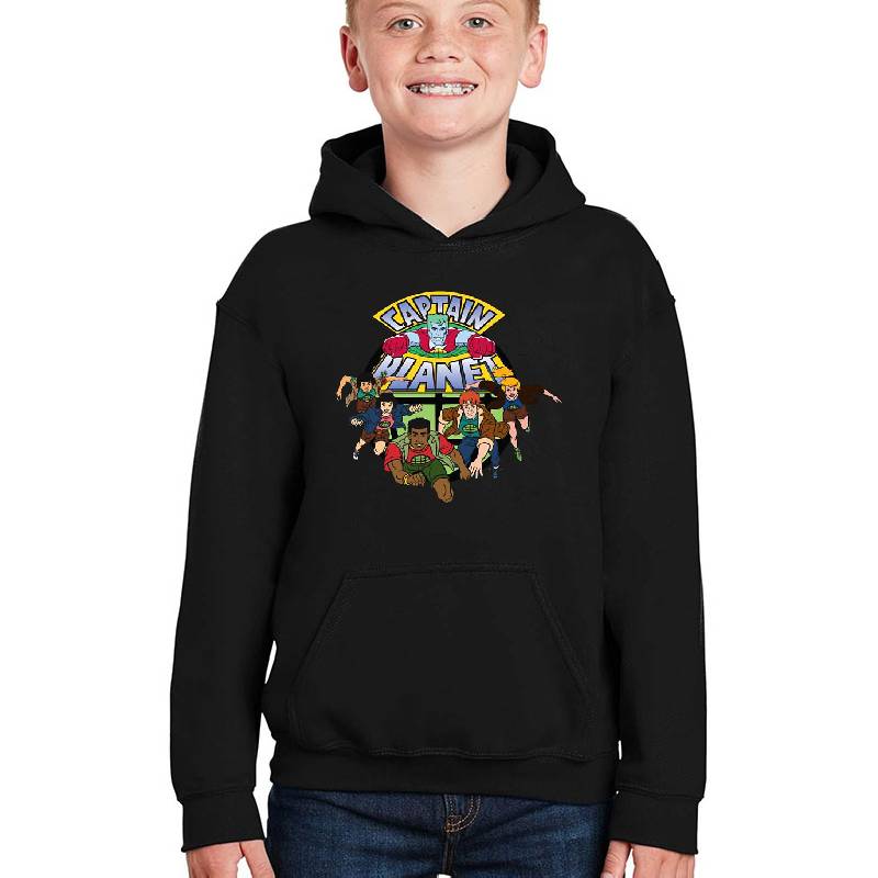 Captain Planet and the Planeteers Premium Flat Bill Snapback Caps