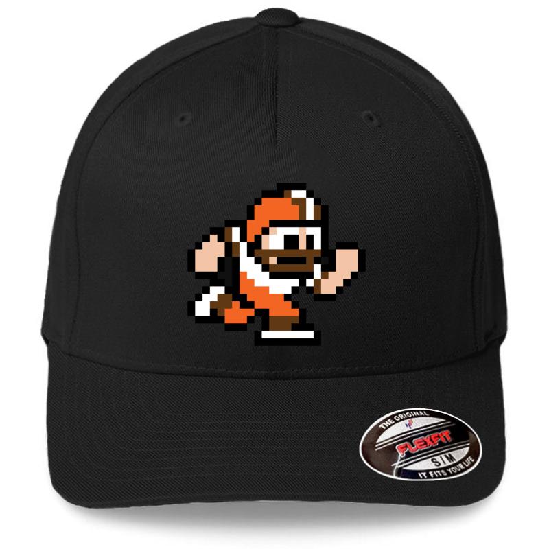 8-Bit Player - Cleveland Browns Flexfit Baseball Cap  Black