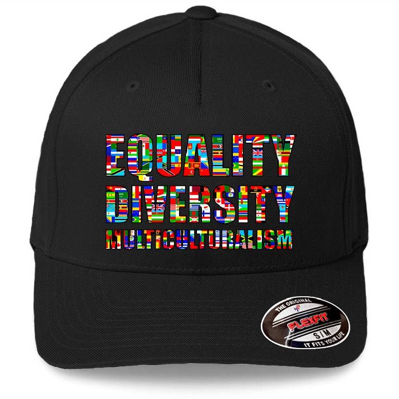 EQUALITY DIVERSITY MULTICULTURALISM - WORLD FLAGS Unisex T-shirts